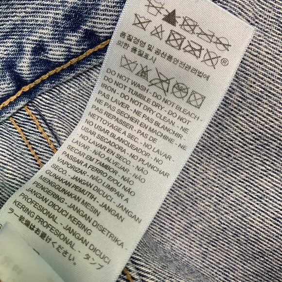 Levis Made & Crafted Denim Jacket Size Small Heirloom Lace Trucker NWT Heirloom - Picture 7 of 11